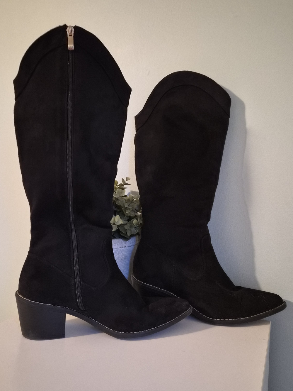 High Suede Boots